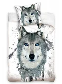 Pościel dla dzieci - Darymex Carbotex Pościel bawełna 140x200 Wilk 5902689473630 - miniaturka - grafika 1
