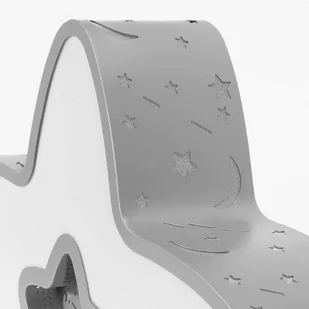 Decorativi Lampa do pokoju dziecinnego na pilota sufitowa szare gwiazdki 28W 407 Decorativi 407 - Lampy sufitowe - miniaturka - grafika 4