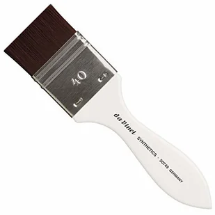 DA VINCI Da Vinci Pędzel do masek na twarz i opakowań ciała, włókno syntetyczne, rozm. 40, wykonany ręcznie w Niemczech, 1 sztuka - Pozostałe akcesoria do kąpieli i SPA - miniaturka - grafika 2