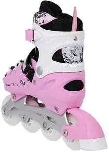 Nils EXTREME NH10905 4w1 RÓŻOWE ROZM. L(39-42) ŁYŻWOROLKI Z WYM. PŁOZĄ HOKEJOWĄ EXTREME 16-25-031 - Rolki - miniaturka - grafika 13