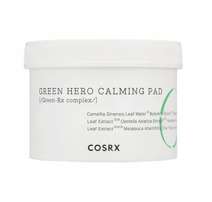 Cosrx COSRX One Step Green Hero Calming Pad Płatki Złuszczające 70 Sztuk COS-0479 - Peelingi i scruby do twarzy - miniaturka - grafika 3