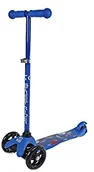 Hulajnogi - Street Van Manen Van Manen 720444 Rider 3-kołowa hulajnoga (dziecięca hulajnogi dziecięce, wykonana z metalu, z oponami z PCW, kierownica z regulacją wysokości, kolor niebieski 720444 - miniaturka - grafika 1