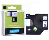 Papier do drukarek - Dymo Taśma zamiennik 45804, 19mm x 7m, niebieski druk / biały podkład - miniaturka - grafika 1