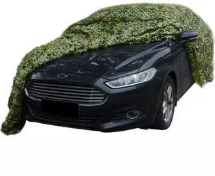 vidaXL Siatka maskująca z torbą do przechowywania, 4x4 m vidaXL - Akcesoria myśliwskie - miniaturka - grafika 2