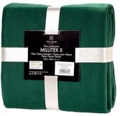 Koce - Euromat Koc Polarowy Milutek Zieleń butelkowa 14329 - miniaturka - grafika 1