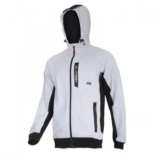 LAHTI PRO Bluza robocza z kapturem zapinana na suwak szaro-czarna rozmiar 3XL L4012606 LPL4012606 - Odzież robocza - miniaturka - grafika 2