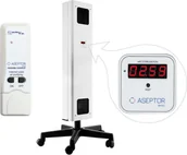 Urządzenia medyczne - Ultra-viol Sp.j ASB-236MC RC mobilna lampa UV-C Aseptor Basic przepływowa z licznikiem i pilotem ASB 236 M C RC - miniaturka - grafika 1