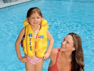 Intex Kamizelka ratunkowa żółta 58660 - Zabawki i gry sportowe - miniaturka - grafika 4