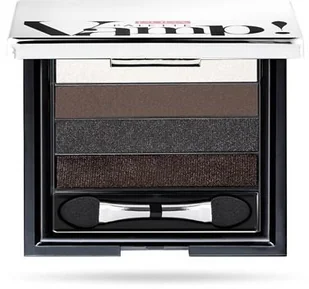 Pupa VAMP! PALETA CIENI 4 - NR 001 SMOKY BLACK - Cienie do powiek - miniaturka - grafika 2