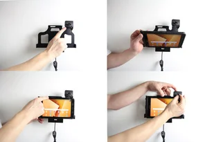 Samsung Brodit AB Uchwyt aktywny do instalacji na stałe z blokadą na kluczyk do Galaxy Tab Active 2, SM-T390/SM-T395 w oryginalnym futerale 736003 - Akcesoria do tabletów i e-booków - miniaturka - grafika 3