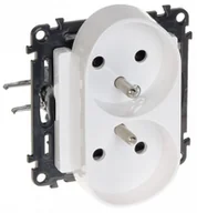 Gniazdka elektryczne - Legrand GNIAZDO PODWÓJNE LE-753190 Valena Life 230 V 16 A LE-753190 - miniaturka - grafika 1