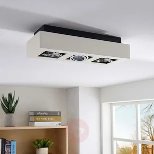 Lampenwelt 3-punktowy Spot sufitowy LED VINCE, Biały - Lampy sufitowe - miniaturka - grafika 4