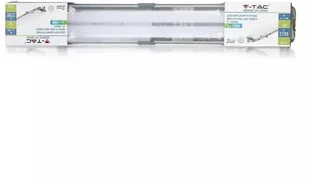 v-tac Oprawa Hermetyczna LED V-TAC PC/PC 2x150cm 2 x 22W) Tuby LED w zestawie) VT-15022 4000K 4000lm - Oprawy, klosze i abażury - miniaturka - grafika 5