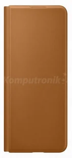 Samsung Etui Leather Flip Cover do Galaxy Z Fold 3 EF-FF926LAEGWW Brązowy - Etui i futerały do telefonów - miniaturka - grafika 3
