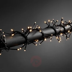 Konstsmide 3734 100 Micro LED Büschel lampki świąteczne ""Cluster""/na zewnątrz (IP44)/zasilana na baterie: 4 X D 1.5 V (brak w wyposażeniu)/O czujnik światła, 6h i 9H Timer/240 Warm biał - Pozostałe oświetlenie - miniaturka - grafika 2