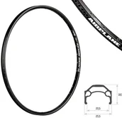 Części rowerowe - Accent Obręcz 29 ACCENT AIRPLANE 36H czarna 600-10-20_CC - miniaturka - grafika 1