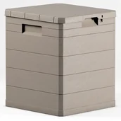 Pudła i pojemniki do przechowywania - 5five Simple Smart Pojemnik 90 L beżowa skrzynia na pościel ogrodowy kufer plastikowy skrzynia do przedpokoju pojemnik do przechowywania z pokrywką B0799RQ6MS - miniaturka - grafika 1