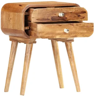 vidaXL Szafka nocna, 43x30x58 cm, lite drewno mango - Szafki nocne - miniaturka - grafika 2