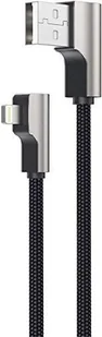 Aukey CB-AL01 BLACK OEM KABEL LIGHTNING 2M 90° CB-AL01 BLACK - Kable USB - miniaturka - grafika 2