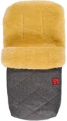 Akcesoria do wózków - Kaiser Naturfellprodukte Śpiworek "Natty" w kolorze szarym - 85 x 45 cm - miniaturka - grafika 1