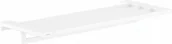Półki łazienkowe - Hansgrohe 41751700 AddStoris Półka z wieszakiem na ręcznik biały matowy - miniaturka - grafika 1