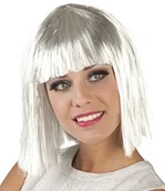 Dodatki do strojów karnawałowych - Boland boland 86165 dorosłych peruka Gigi Glamour z lametą, biała, One Size - miniaturka - grafika 1