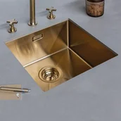 Zlewozmywaki - Reginox ZŁOTO MIAMI 50x40 GOLD - miniaturka - grafika 1