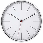 Zegary - TFA Dostmann Dostmann zegar ścienny analogowy, szkło, tworzywo sztuczne, biały, (dł.) 280 x (szer.) 37 x (wys.) 280 mm 60.3049.02 - miniaturka - grafika 1