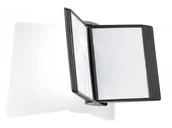 Artykuły biurowe - DURABLE 585401 SHERPA STYLE WALL 10 zestaw ścienny z 10 panelami A4 czarny szt. 585401 - miniaturka - grafika 1