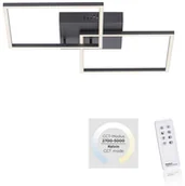 Lampy sufitowe - Leuchten Direkt 14141-18 - LED Plafon ściemnialny IVEN 2xLED/13,5W/230V + Pilot - miniaturka - grafika 1