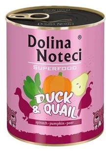 Dolina Noteci Superfood Kaczka i Przepiórka 800g - Mokra karma dla psów - miniaturka - grafika 2
