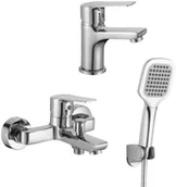 Baterie umywalkowe - Kuchinox Zestaw wannowy Borgo - miniaturka - grafika 1