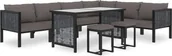 Meble ogrodowe - vidaXL 9-cz zestaw wypoczynkowy do ogrodu poduszki rattan PE 49405 - miniaturka - grafika 1