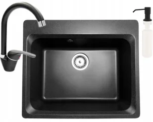 Kuchinox Głęboka Komora 20 cm Zlewozmywak Zlew Granitowy - Zlewozmywaki - miniaturka - grafika 10
