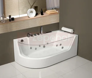 Zepehof Wanna z hydromasażem C-3132 prostokątna - Wanny z hydromasażem - miniaturka - grafika 2