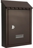 Skrzynki na listy - Stahl Skrzynka na listy Stahl Tasos brązowa SKR-1036-0 - miniaturka - grafika 1