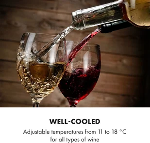 Klarstein Bellevin 6 Uno - Chłodziarki do wina - miniaturka - grafika 6