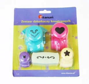 Zestaw dziurkaczy kreatywnych 5szt T-01 - Dekoracje domu - miniaturka - grafika 3