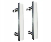 Akcesoria do armatury i ceramiki - 2szt Uchwyt do kabiny prysznicowej Stalowy 14,5cm - miniaturka - grafika 1