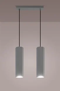 Lampex Lampa wisząca Astral 2 biała - Lampy sufitowe - miniaturka - grafika 5