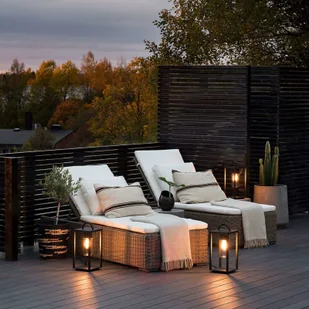 Konstmide Lampa tarasowa Bolonia w kształcie latarni, E27 - Lampy ogrodowe - miniaturka - grafika 2