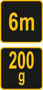 Vorel PION MURARSKI LAKIEROWANY 200 G - Poziomice, łaty, miary - miniaturka - grafika 3