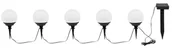 Lampy ogrodowe - Lampka solarna kula 9 cm wbijana 5 szt. SL1828 - miniaturka - grafika 1