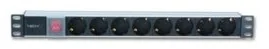 Techly Listwa zasilająca 8 gniazd 3m 250V/16A do szaf Rack 19"" 1U (100488) - Akcesoria do szaf serwerowych - miniaturka - grafika 2