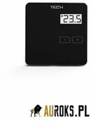 Regulatory i termostaty - Tech STEROWNIKI REGULATOR POKOJOWY PRZEWODOWY R-9 B CZARNY W_R9B.01.PL02.1 - miniaturka - grafika 1