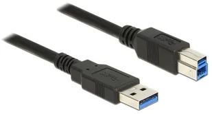 Delock Kabel USB 3.0 5m AM-BM czarny (85070) - Kable USB - miniaturka - grafika 5