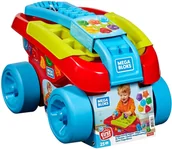 Klocki - Fisher Price Fisher Price Mega Bloks Wózek Sorter FVJ47 - miniaturka - grafika 1