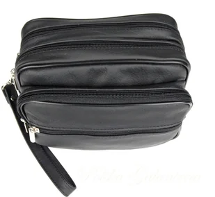 Magre (PL) Saszetka Męska Skórzana Średnia (PL) LESZEK II Skóra Naturalna - Nerki - miniaturka - grafika 3