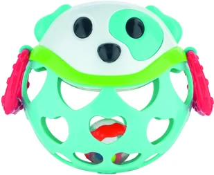 Canpol babies Canpol Interaktywna zabawka z grzechotką różowa - Gryzaki dla dzieci - miniaturka - grafika 4