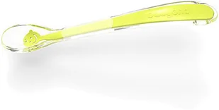 BabyOno Łyżeczka silikonowa 6m+ Smile turkusowa - Sztućce dla dzieci - miniaturka - grafika 2